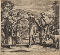 TvB G 5079
          <br/>
          Jacob moet om Rachel te krijgen ook Lea trouwen.
          <br/>
          <em>Chaperon, Nicolas (1612-1656)</em>